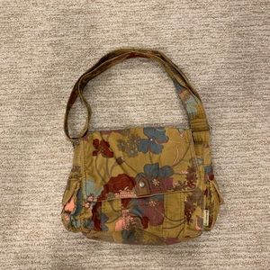 Fossil Corduroy Flower purse